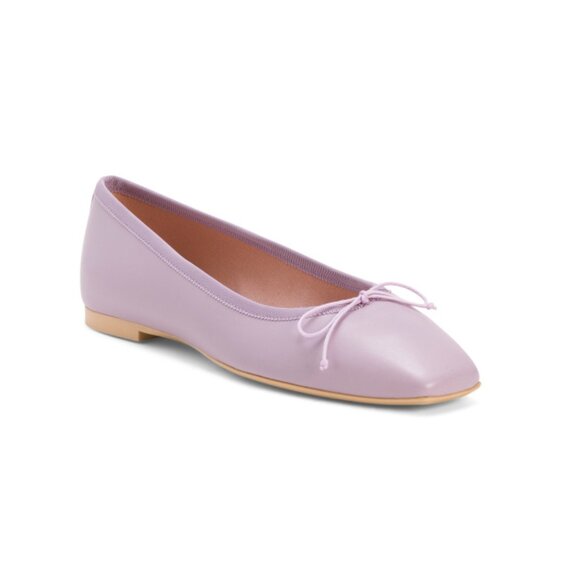 PRETTY BALLERINAS Lavender Made In Spain Leather Camille Ballet Flats - Picture 1 of 2